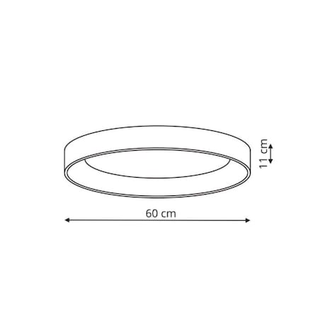 Plafon Light Prestige Georgia złoty LED CCT 3000K/4000K/6000K (regulowana) 1 szt.
