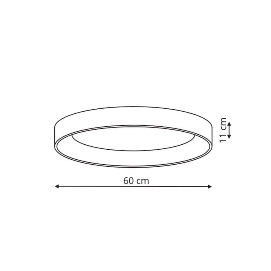 Plafon Light Prestige Georgia złoty LED CCT 3000K/4000K/6000K (regulowana) 1 szt.