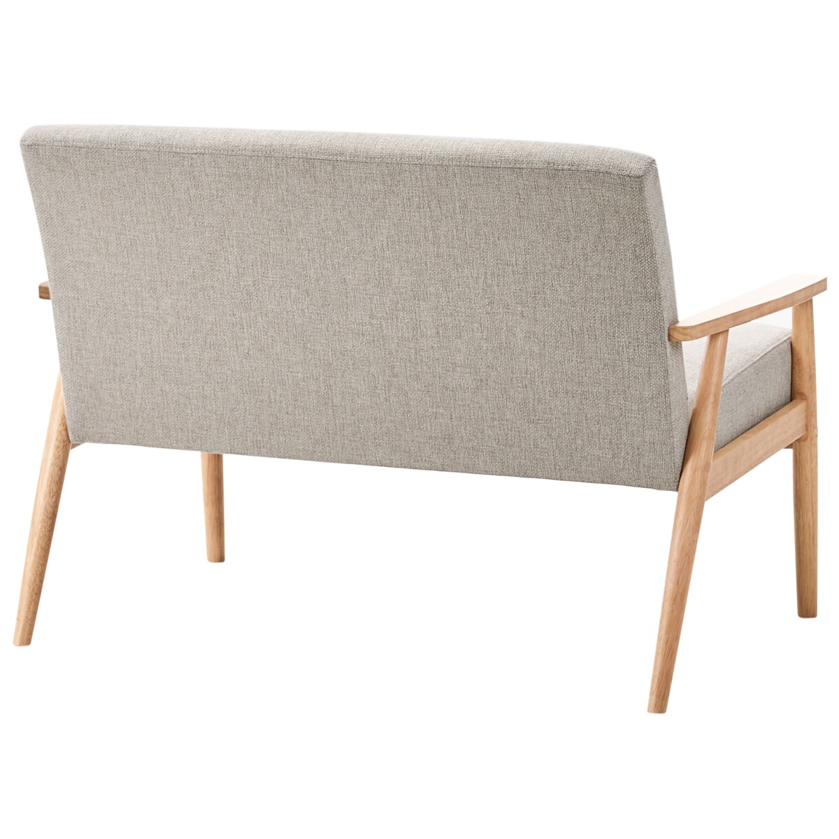 Sofa dla 2 osób ESRUM Jasny brąz/ szary