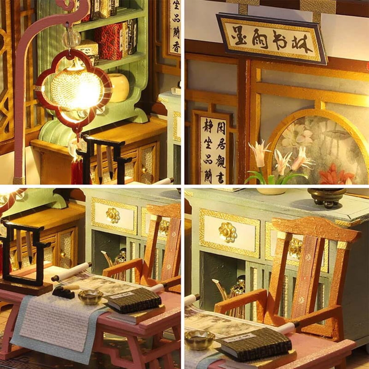 Miniaturowy domek - Mistyczna kaligrafia