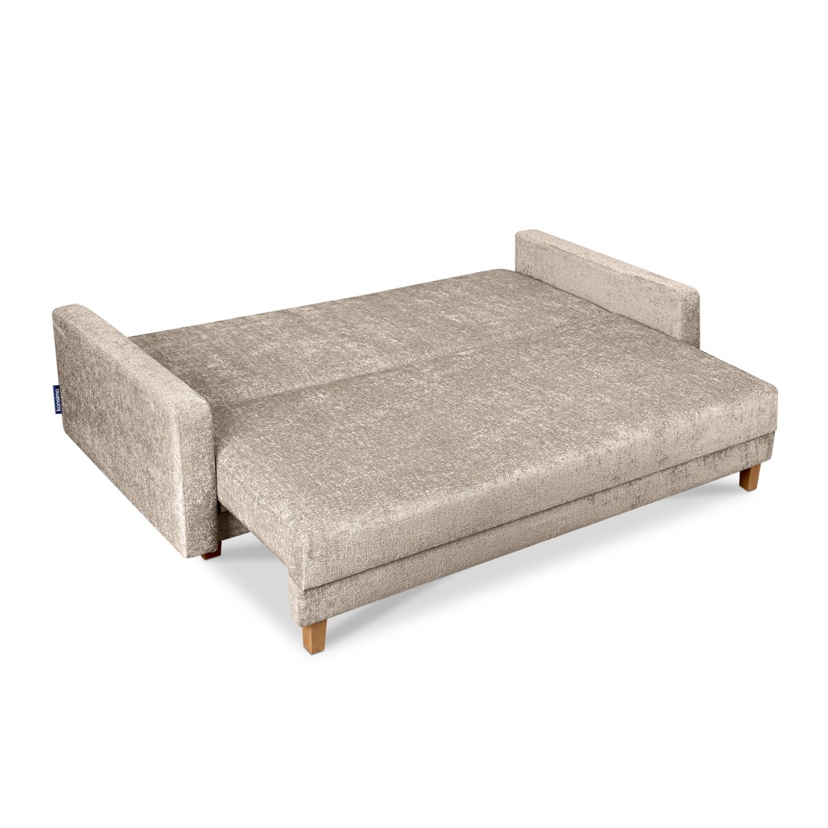 KONSIMO ERISO Sofa 3-osobowa, kolor beżowy