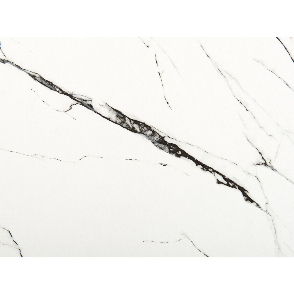 Stół do jadalni 90 x 200 cm efekt marmuru ze złotym MARTYNIKA