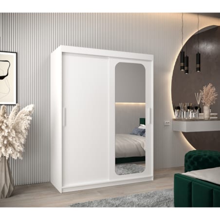 Szafa przesuwna Garderoba PROMO T2 150 biały/biały