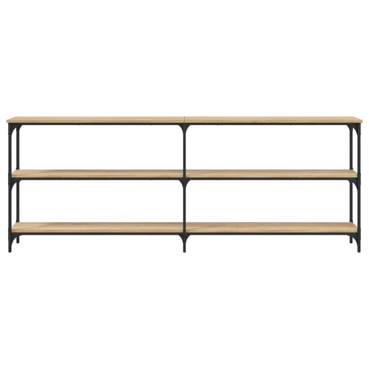 vidaXL Stolik konsolowy Sonoma Oak 200x29x75 cm Drewno konstrukcyjne