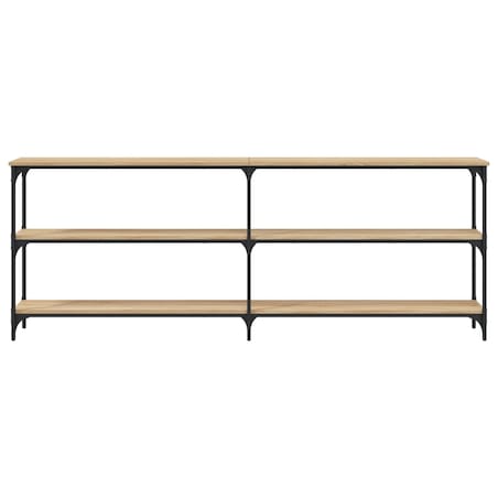 vidaXL Stolik konsolowy Sonoma Oak 200x29x75 cm Drewno konstrukcyjne