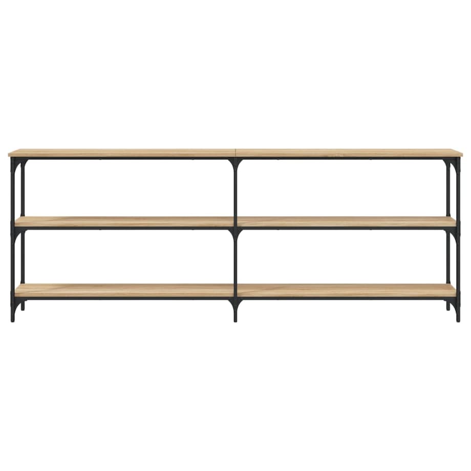 vidaXL Stolik konsolowy Sonoma Oak 200x29x75 cm Drewno konstrukcyjne