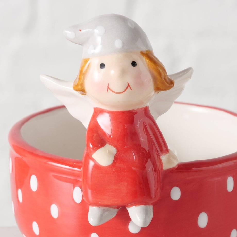 Świecznik z aniołkiem 10x9 cm