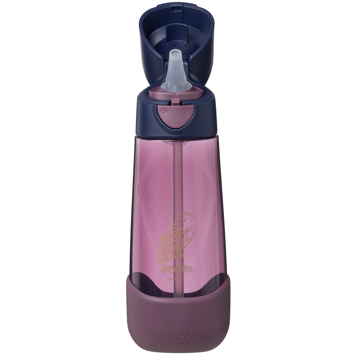 Harry Potter Bidon ze słomką dla dziecka do szkoły - butelka na wodę tritanowa 600 ml b.box