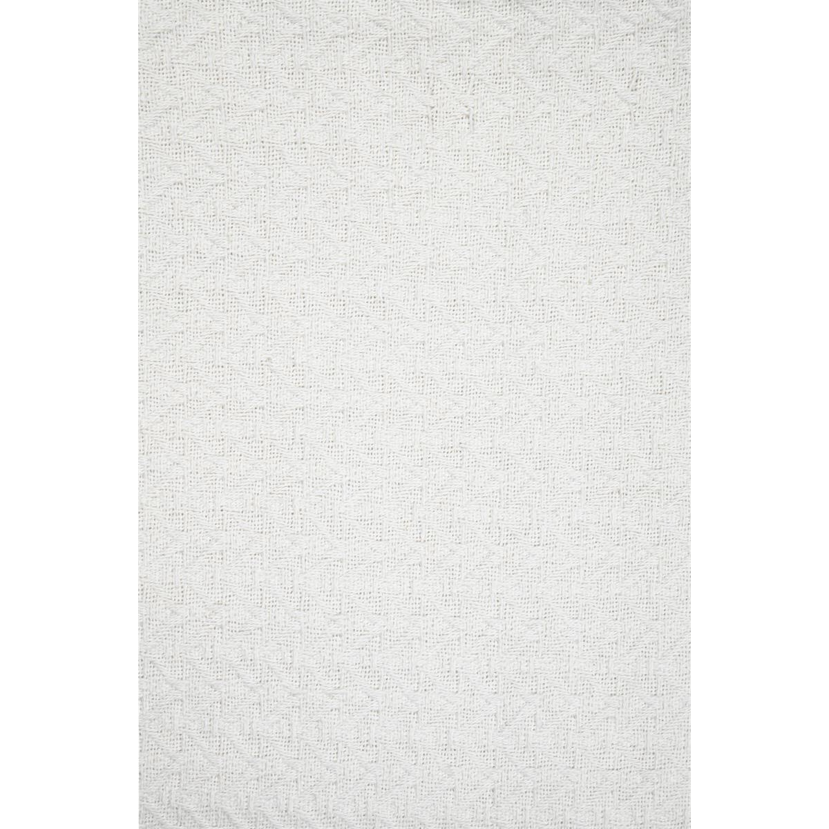 Koc bawełninany z frędzlami, BALMA, 125 x 150 cm