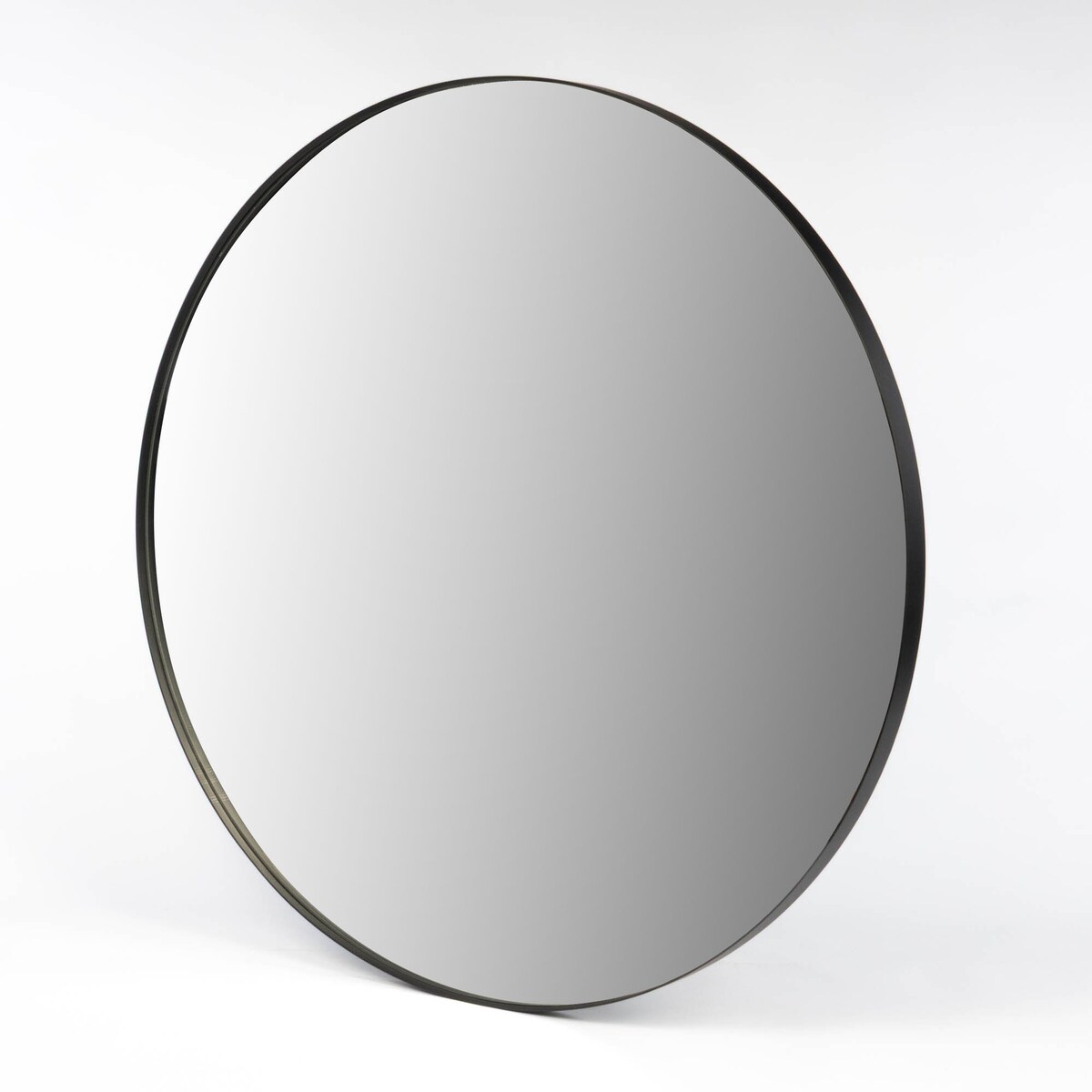 Lustro okrągłe NOOR, metalowa rama, Ø 80 cm