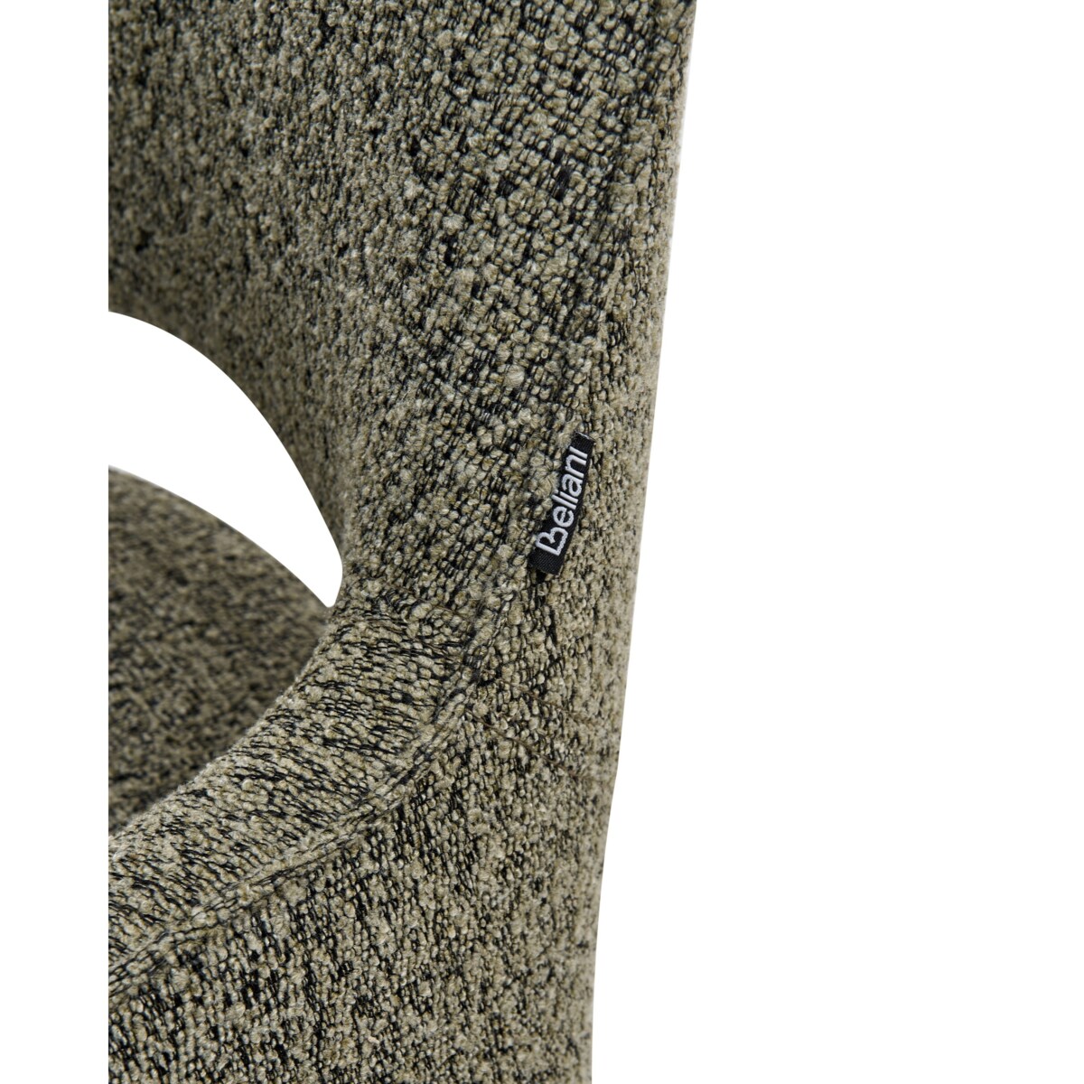 Krzesło do jadalni MORAVIA Boucle Zielony