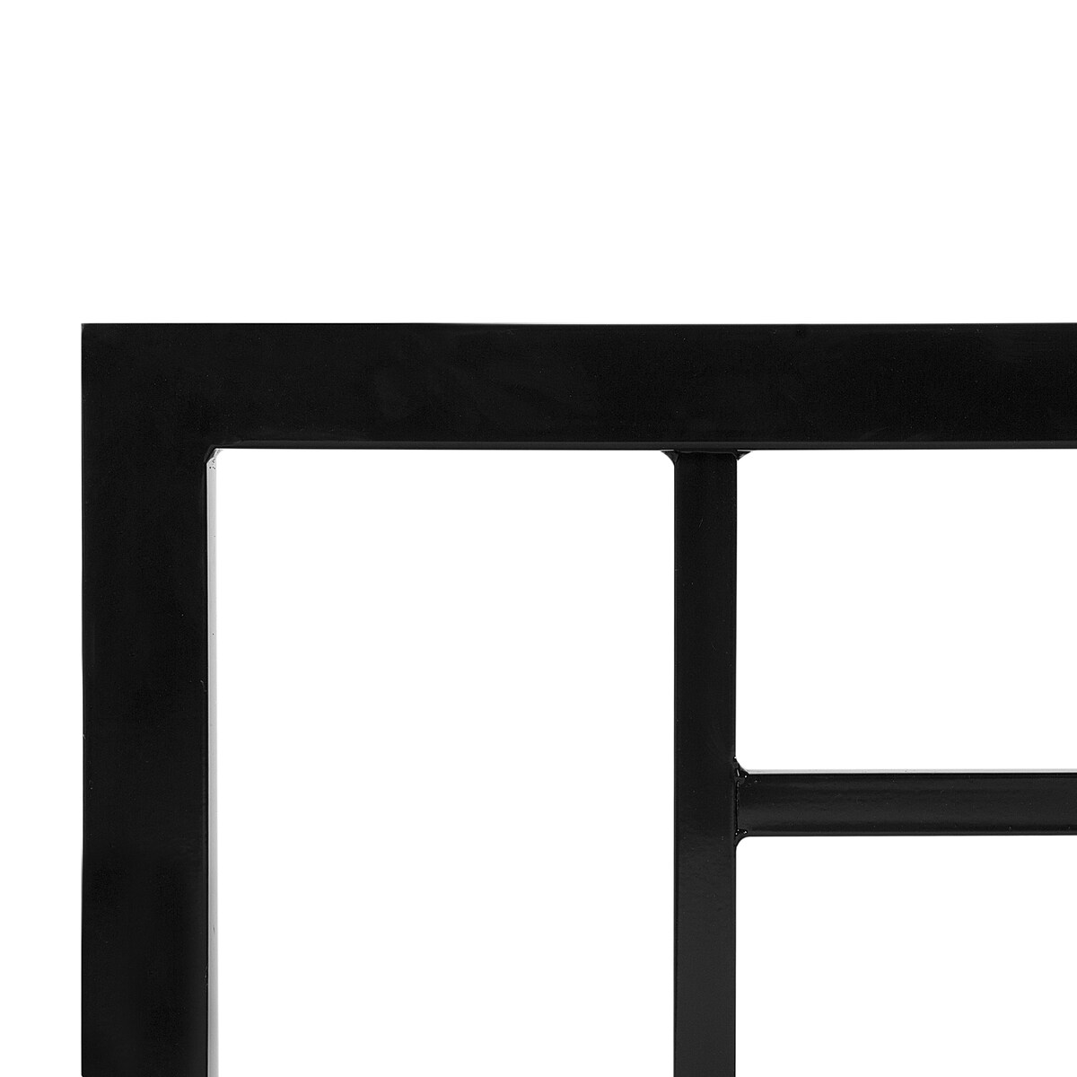 Łóżko Metal CUSSET 140 x 200 cm Czarny