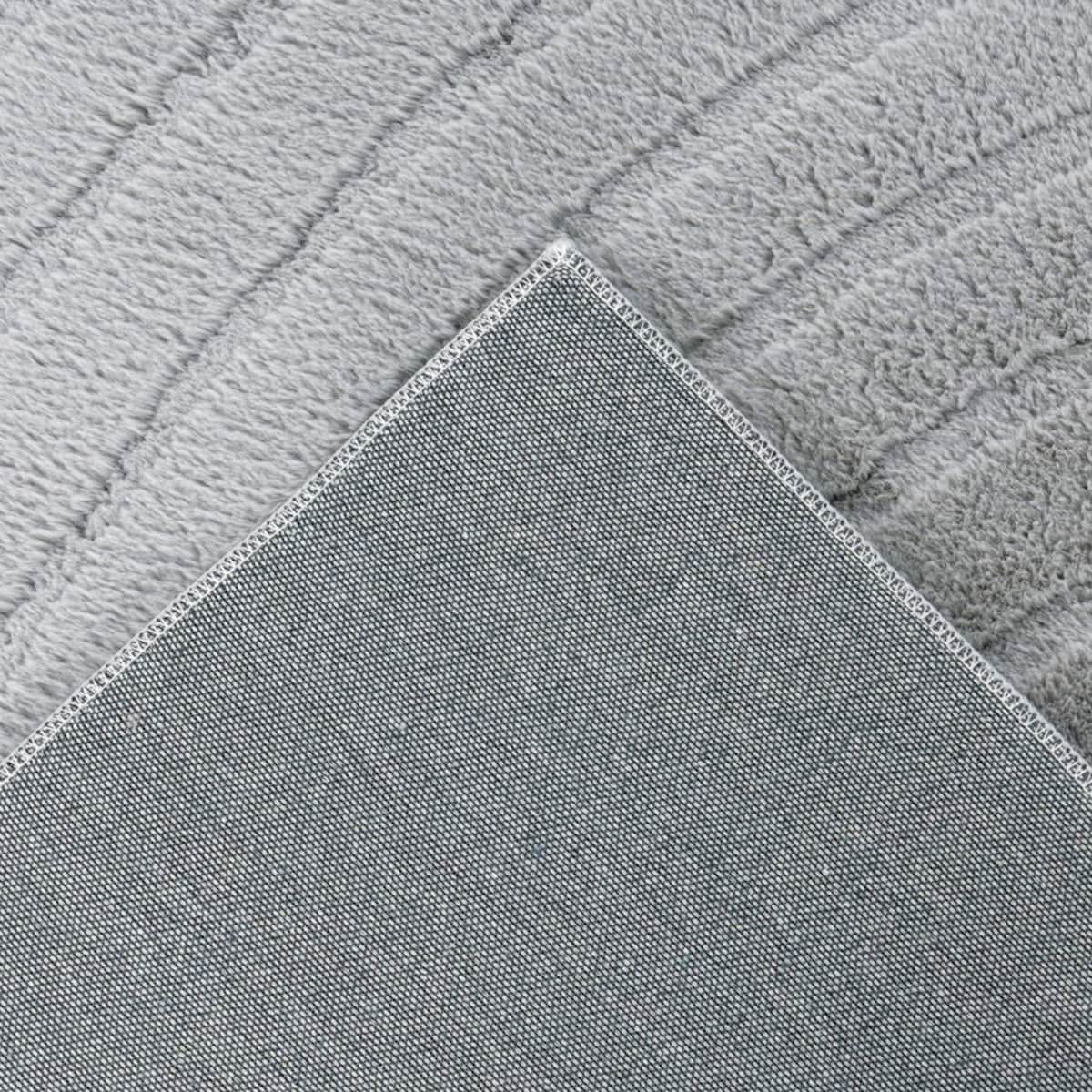 Dywan nowoczesny 3D, miękki Waving 5010 Szary 160x230