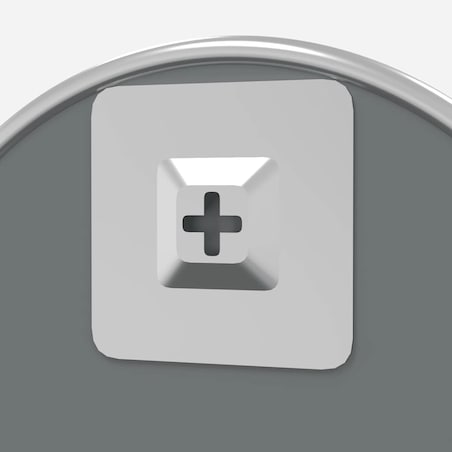 vidaXL Lustro ścienne, srebrne, Ø 20 cm, okrągłe