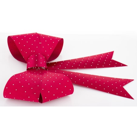 Dekoracja - kokarda kpl. 4 szt. 36x30x7 cm ARCUS amarant