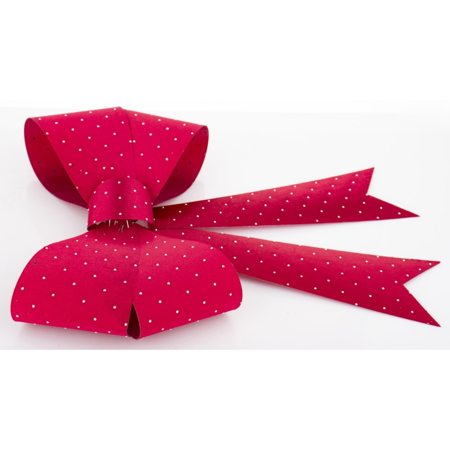 Dekoracja - kokarda kpl. 4 szt. 36x30x7 cm ARCUS amarant