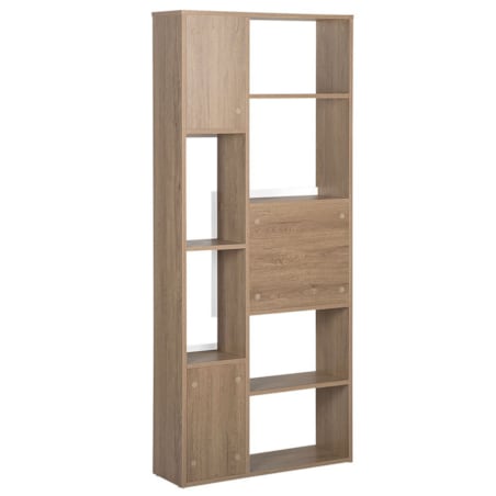 Regał Ciemne drewno GRADA