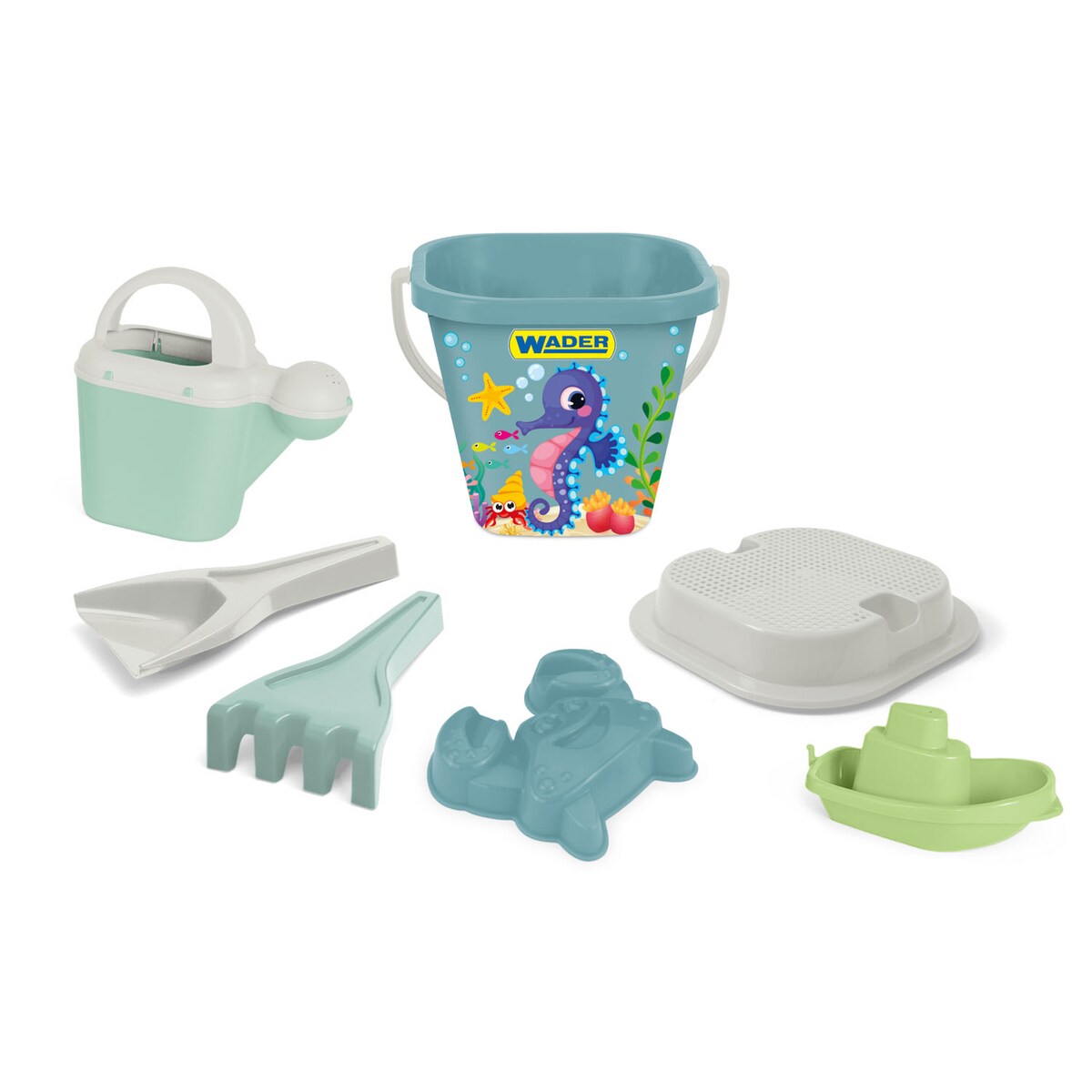 Zabawka Dla Dzieci WADER Replay Sea World Komplet Do Piasku 7 El