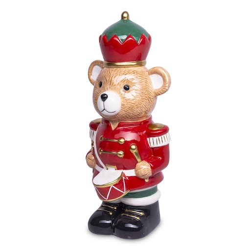 Figurka niedźwiadek 30x1312 cm USO z w czerwonym mundurze