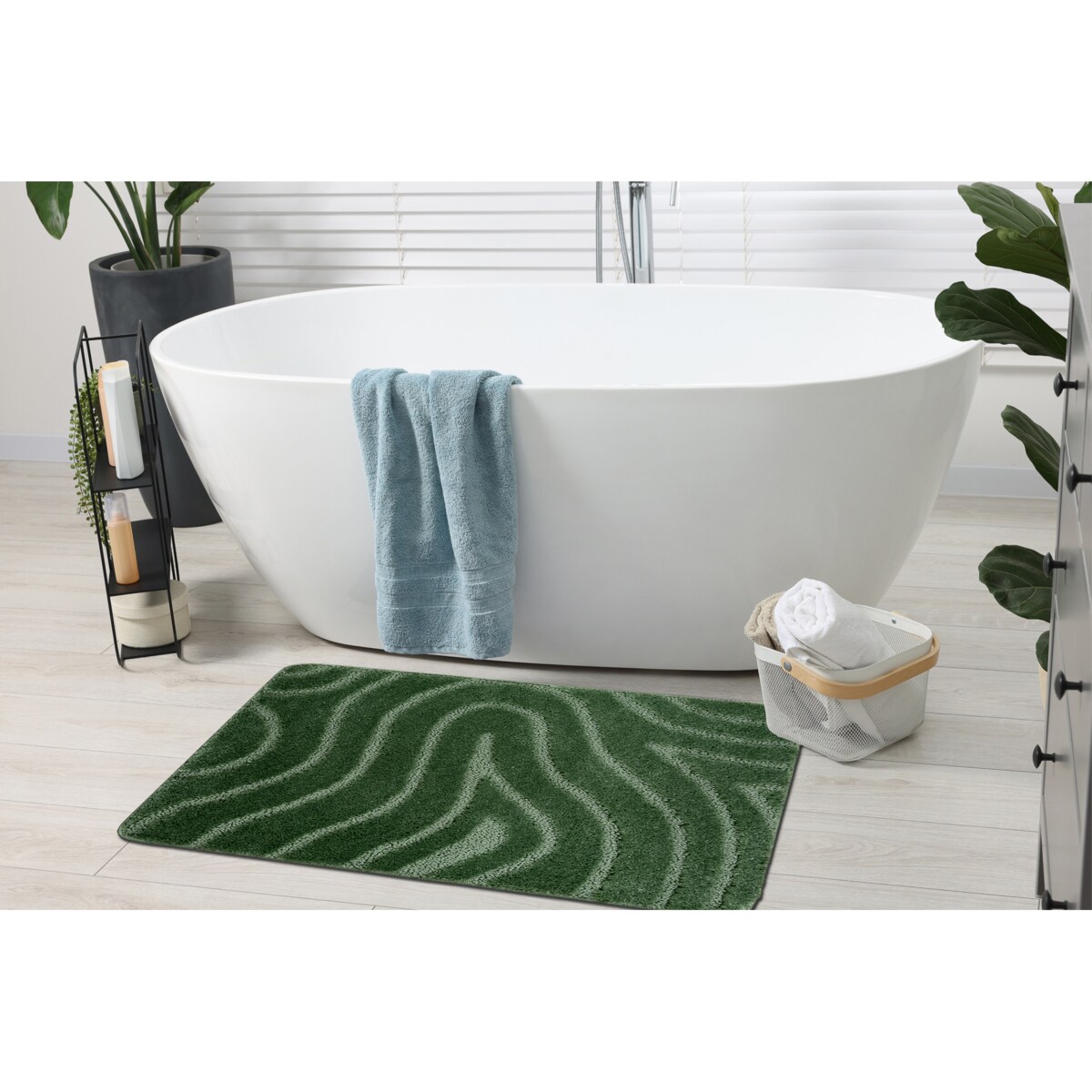 Dywan łazienkowy SUPREME WAVES fale, 60x100 cm