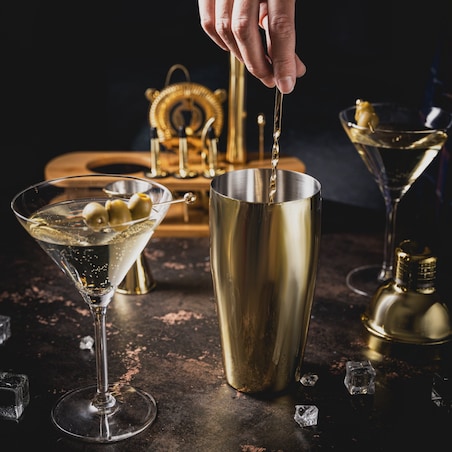 Zestaw barmański 16 elementów Shaker KLAUSBERG złoty