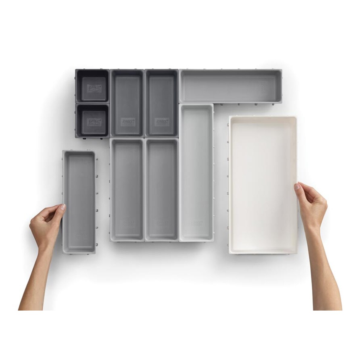 Modułowy organizer do szuflady Blox, 10 el, Joseph Joseph