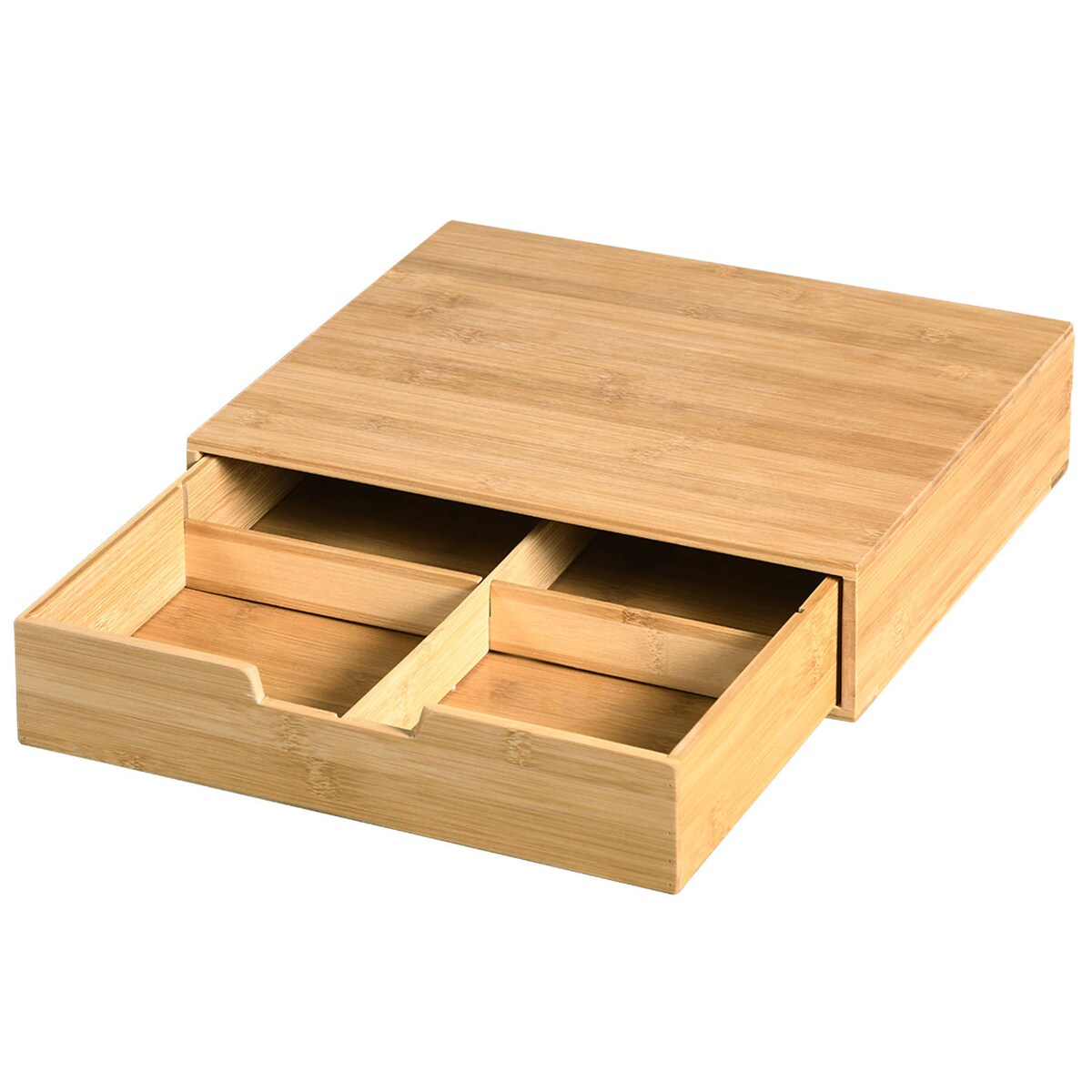 Pojemnik na kapsułki do kawy, bambus, 34 x 31 cm, Kesper