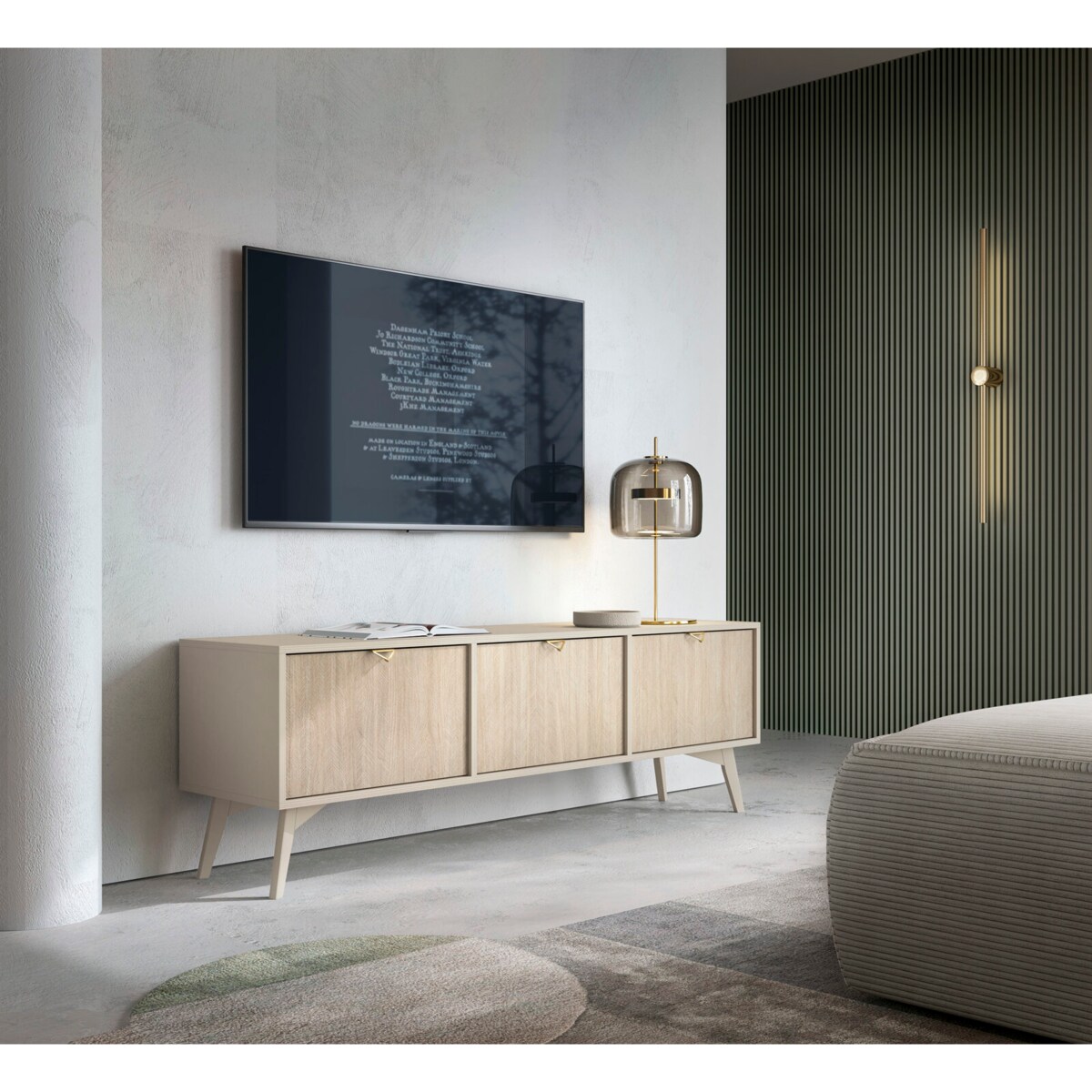 Szafka RTV Sage Wood naturalna