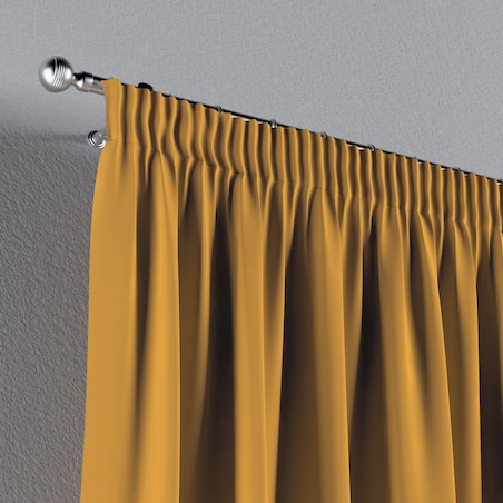 Zasłona na taśmie marszczącej 1 szt. 130x245 miodowy