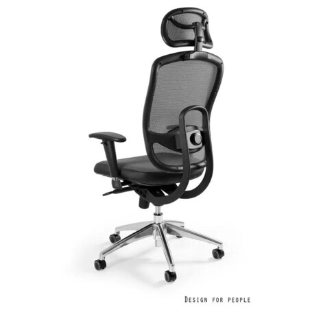 Fotel biurowy VIP szary