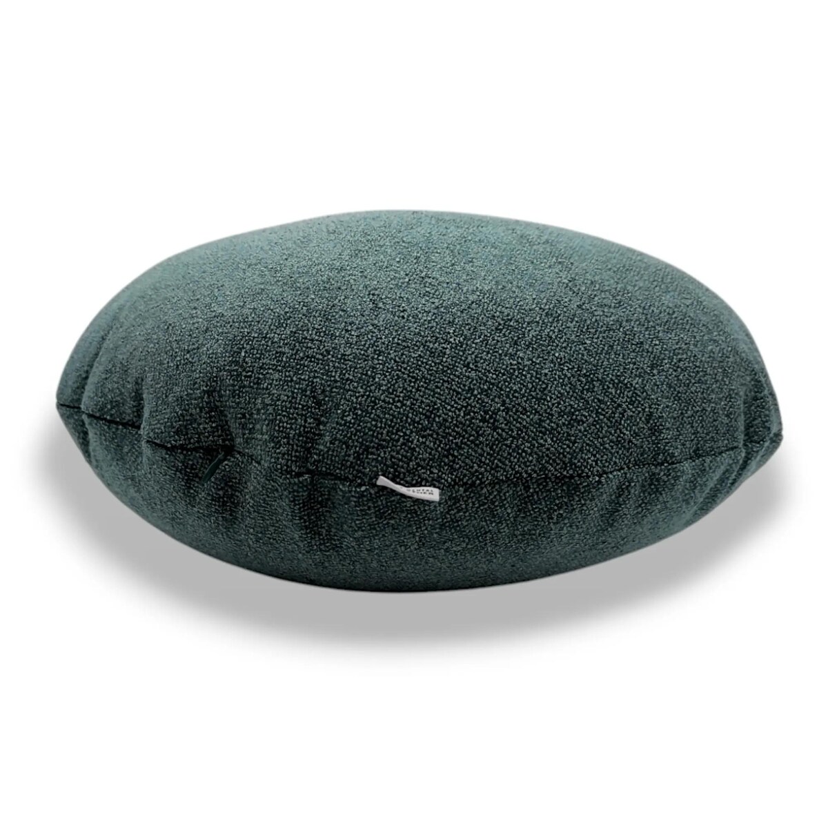 Okrągła ciemnozielona poduszka dekoracyjna 45 cm Ronda