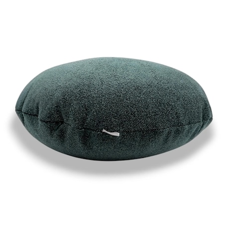 Okrągła ciemnozielona poduszka dekoracyjna 45 cm Ronda