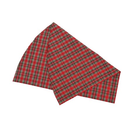 Okrągły obrus w szkocką kratę Red Tartan – ⌀ 210 cm