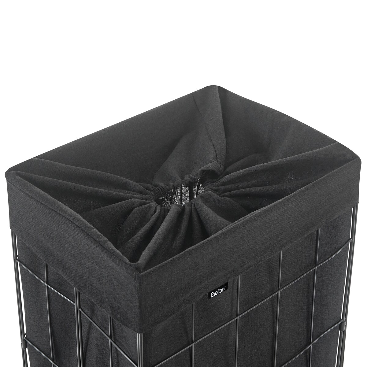 Kosz na pranie CULPINA Metal Czarny 72 L