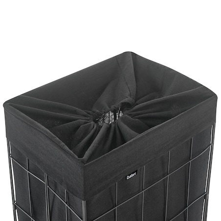 Kosz na pranie CULPINA Metal Czarny 72 L