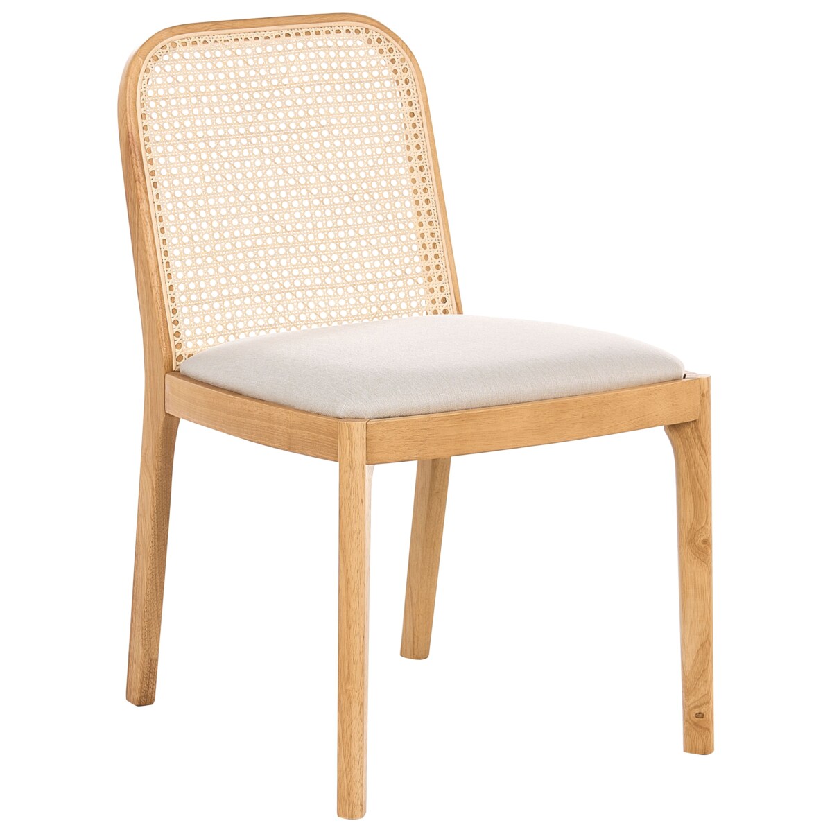 Zestaw 2 krzeseł do jadalni EDINA Jasnobrązowy