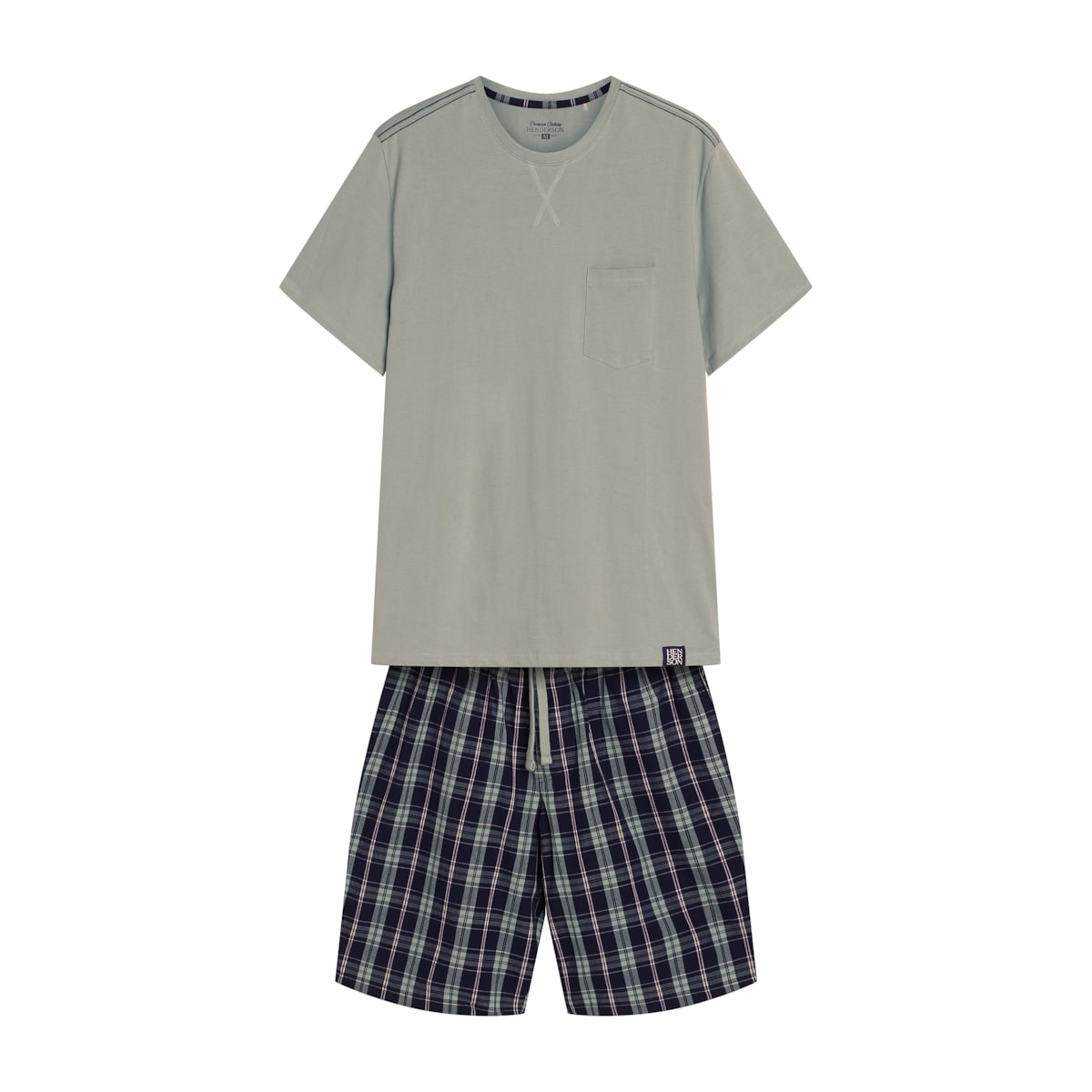 Piżama Dexter 42617-07X Jasna Zieleń Jasny zielony, XXXL