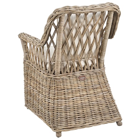 Fotel ogrodowy MAROS II Rattan Naturalny