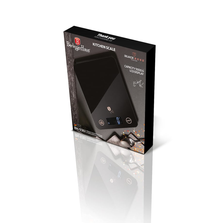 Waga kuchenna Black Rose Berlinger Haus BH-9361