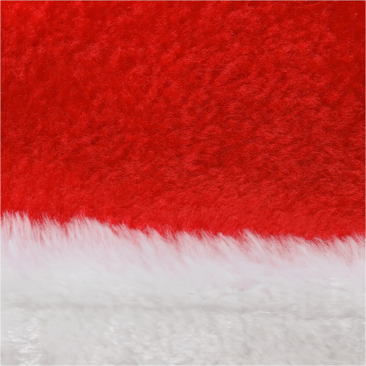 Czapka Mikołaja Mikołajki Świąteczna Pluszowa Z Pomponem 40X30 Cm