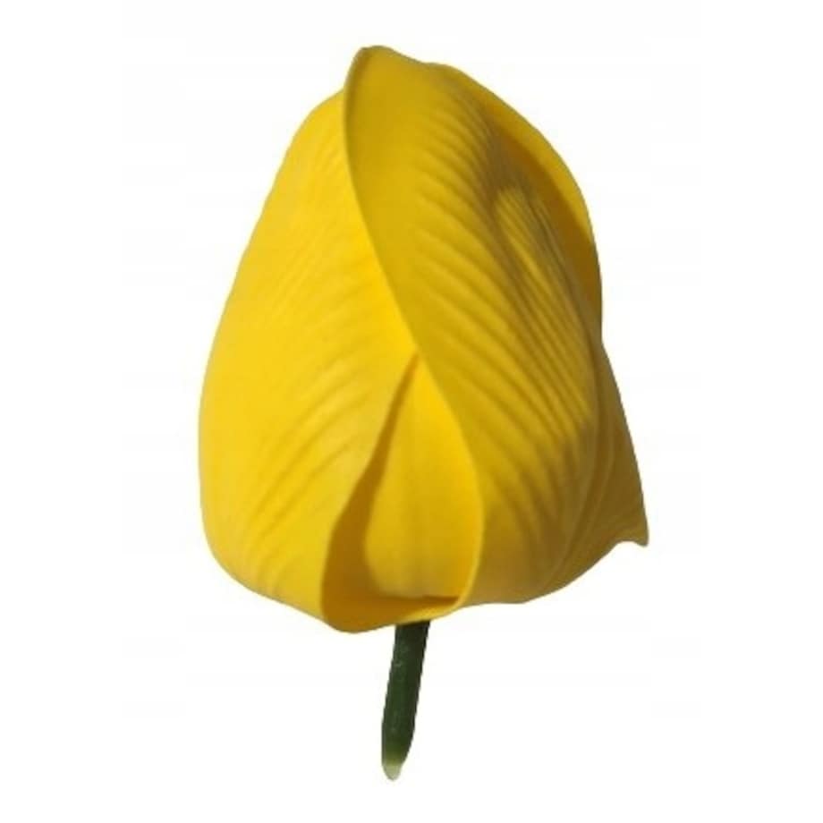 KWIATY MYDLANE ŻÓŁTE TULIPANY z mydła pachną na PREZENT BOX wielkanoc 6 szt