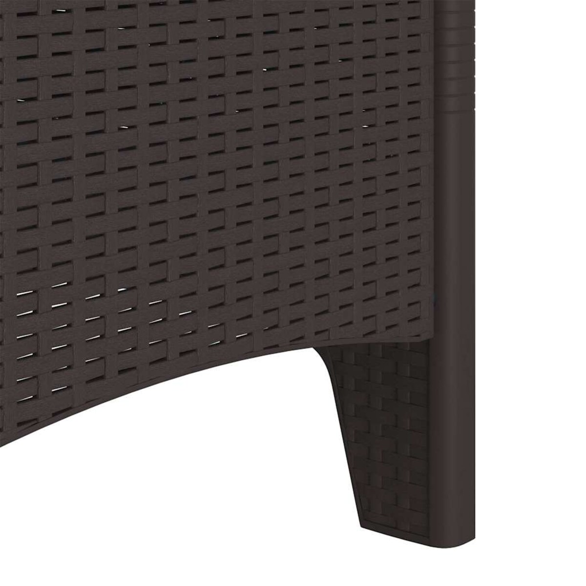 vidaXL Krzesło Ogrodowe 2 pcs Brązowy 53 x 49 x 85 cm PP