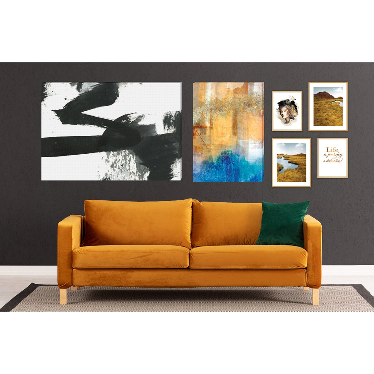 Obraz na płótnie Teal&Orange, 35 x 50 cm