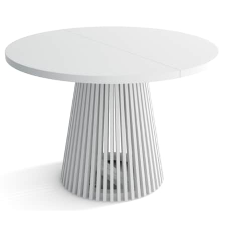 Stół DUSTO rozkładany z lamelami 120/220 Biały