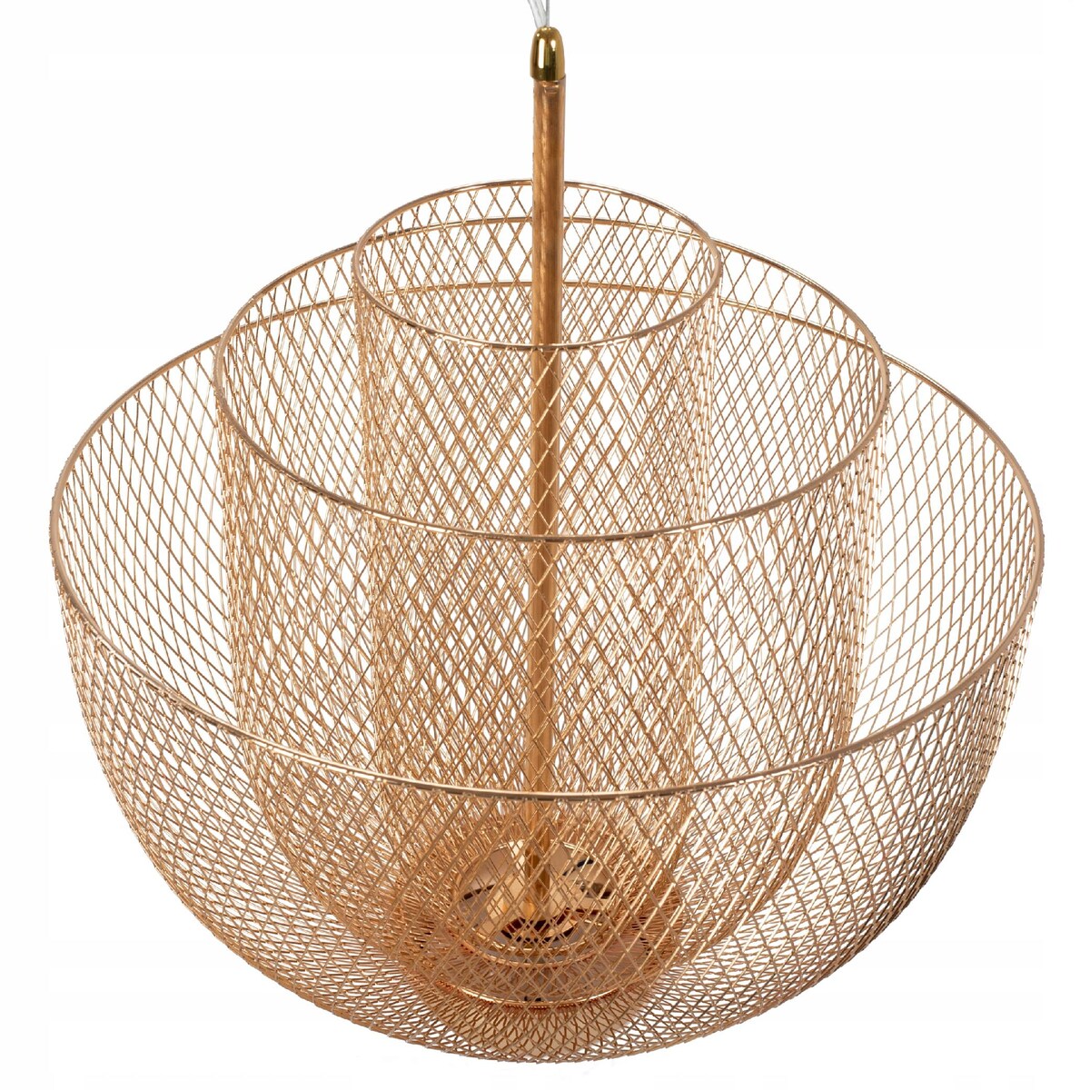 Lampa Sufitowa Wisząca Led Ażutowa Rose Gold