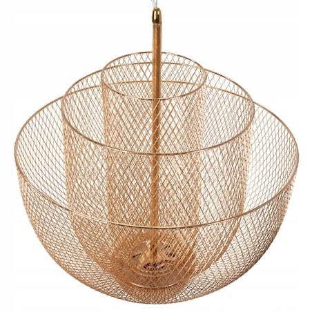 Lampa Sufitowa Wisząca Led Ażutowa Rose Gold