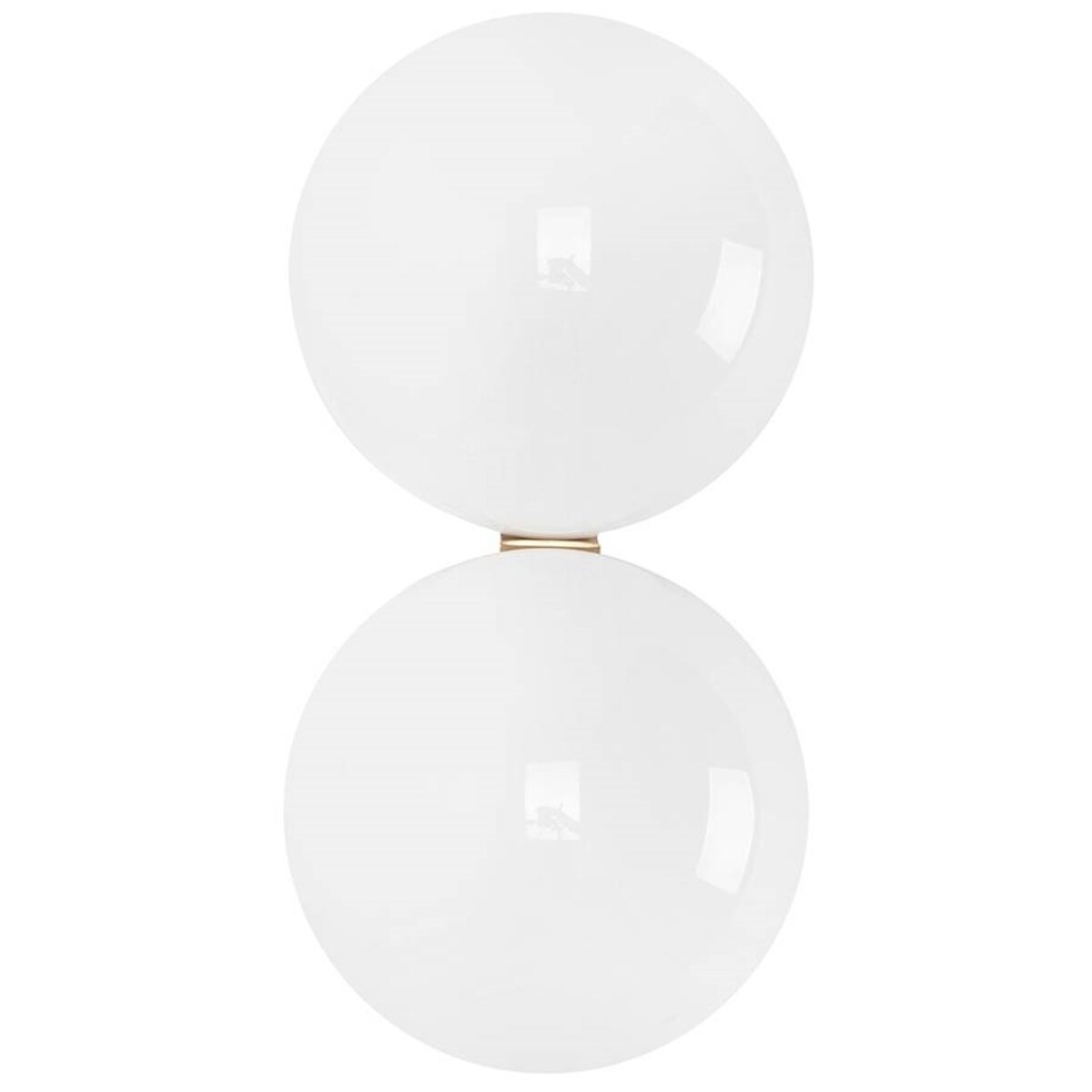 Szklana lampa ścienna Boll Twin MSE010400224 złota