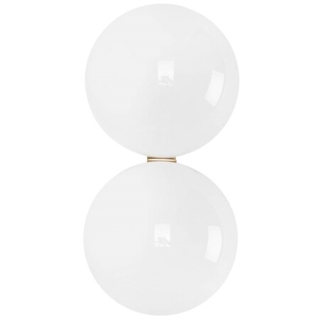 Szklana lampa ścienna Boll Twin MSE010400224 złota