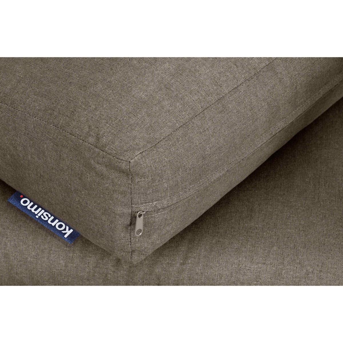 KONSIMO FRENA Stalowa sofa ogrodowa w stylu loft, czarna