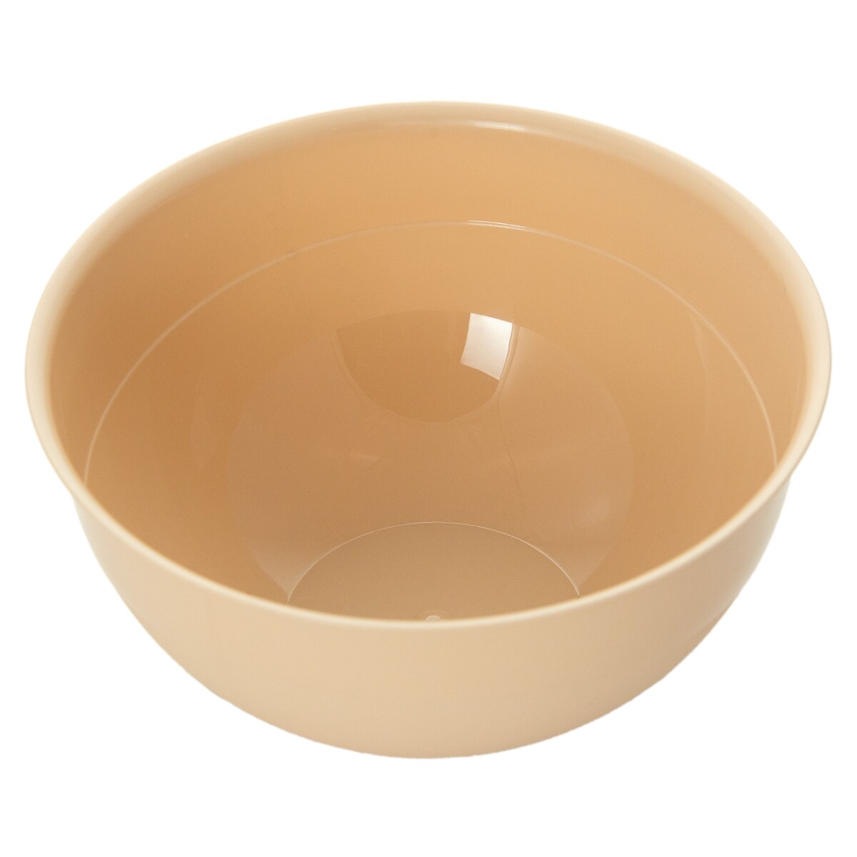 Miska Plastikowa Okrągła Kuchenna Zestaw Misek 3 Szt. Misa Beżowa